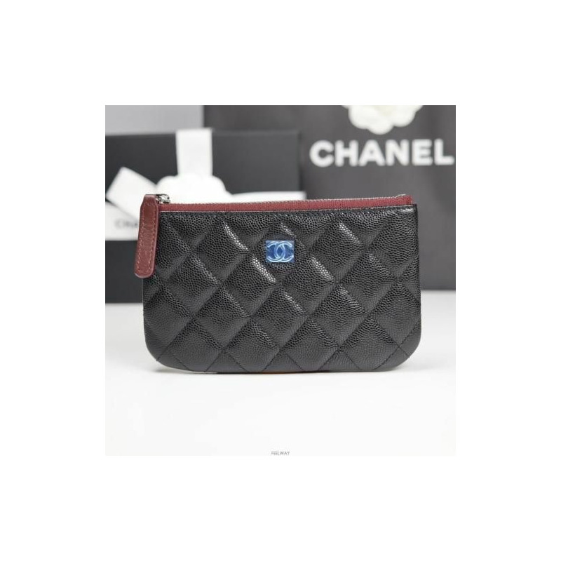 CHANEL 迷你卡包 黑銀色 最新經典迷你卡包-7