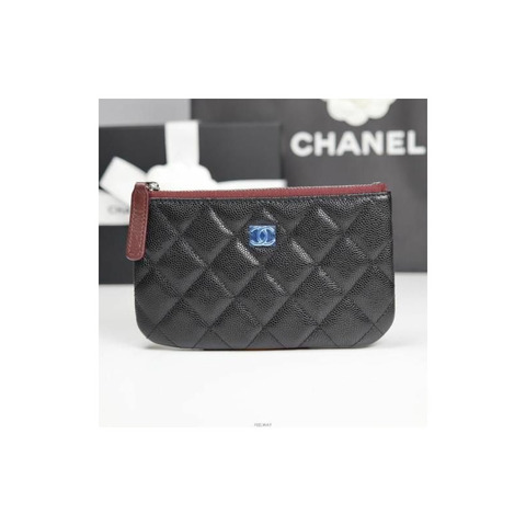 CHANEL 迷你卡包 黑銀色 最新經典迷你卡包