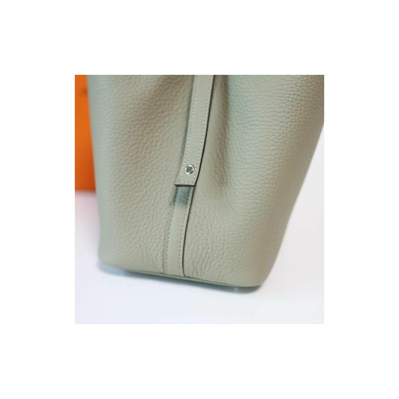 HERMES 皮可汀 18 PM 皮可汀鎖 銀色五金件印記 H056289CKQ1-3