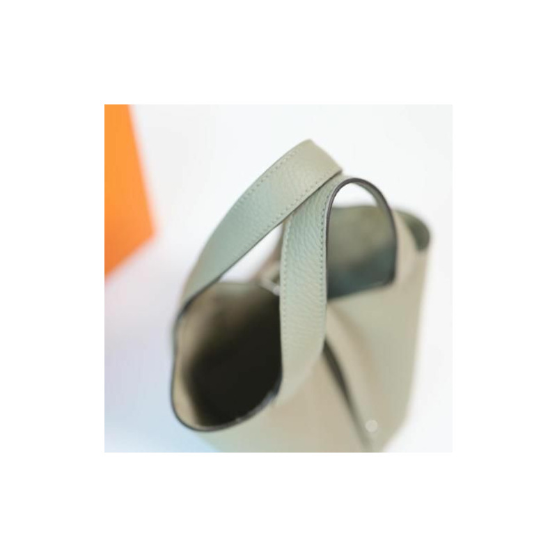 HERMES 皮可汀 18 PM 皮可汀鎖 銀色五金件印記 H056289CKQ1-6