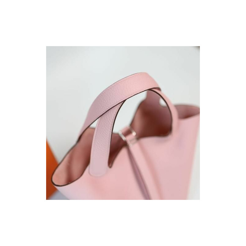 HERMES 下午 18 點 Picotin 鎖玫瑰櫻花印章-4