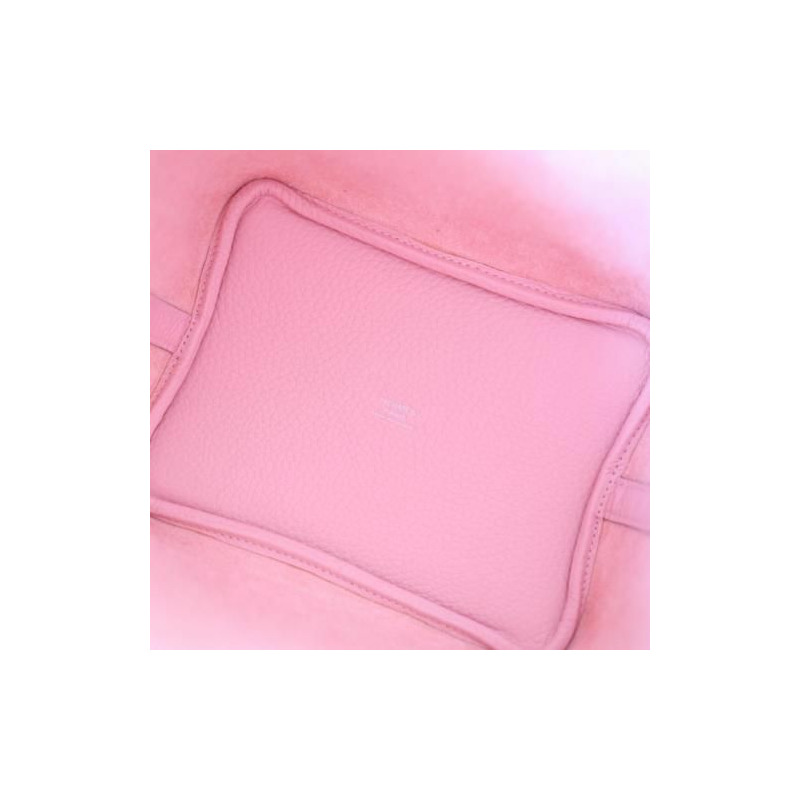 HERMES 下午 18 點 Picotin 鎖玫瑰櫻花印章-5