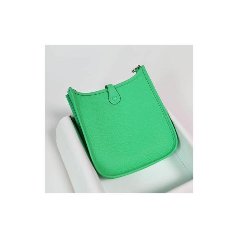 HERMES 迷你伊芙琳 TPM 16 V 漫畫銀色五金印章 B-2