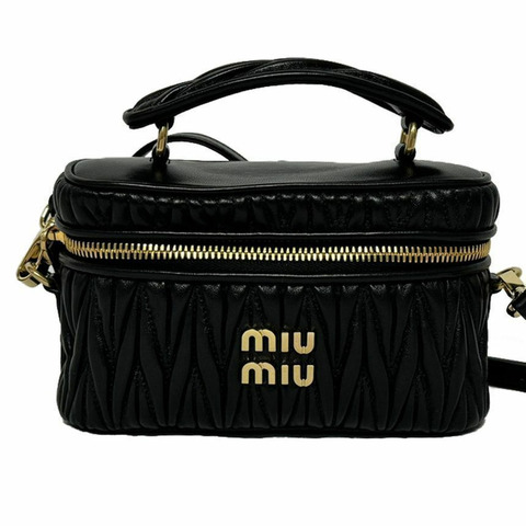 MIU MIU 馬特拉塞凸紋手提包/斜背包 5BH230 N88 F0002