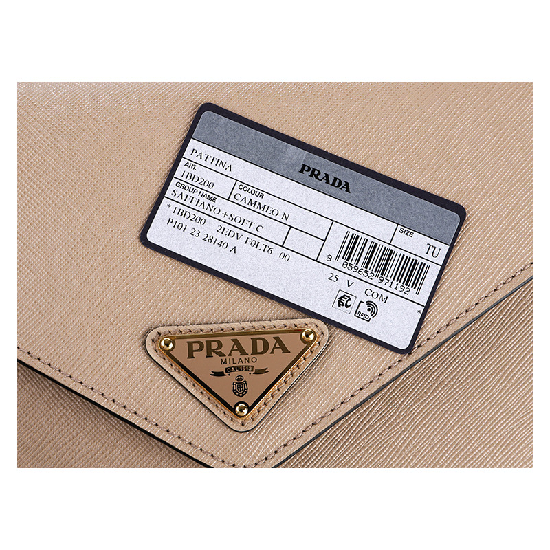 PRADA 24SS 女士 Saffiano 三角形 Logo 單肩包-16