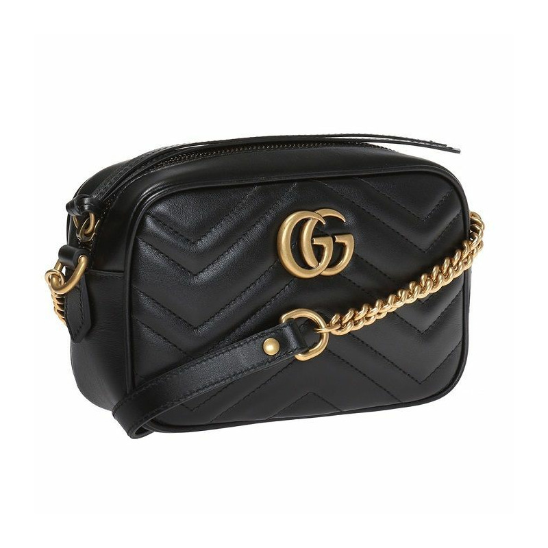 GUCCI GG Marmont 馬特拉塞凸紋迷你包 448065 DTD1T-7