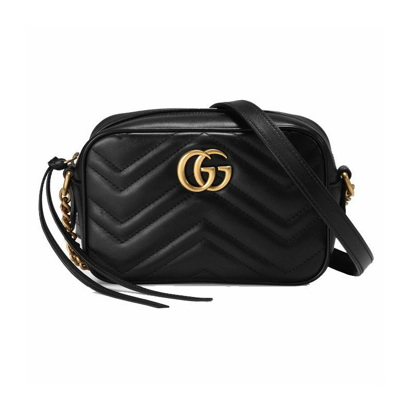 GUCCI GG Marmont 馬特拉塞凸紋迷你包 448065 DTD1T-11