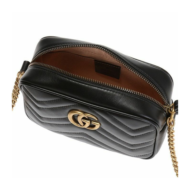 GUCCI GG Marmont 馬特拉塞凸紋迷你包 448065 DTD1T-15