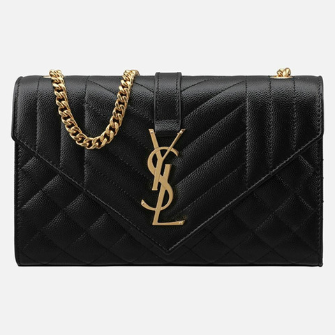 SAINT LAURENT Ambrofe 小號肩背包 金黑 600195 BOW91