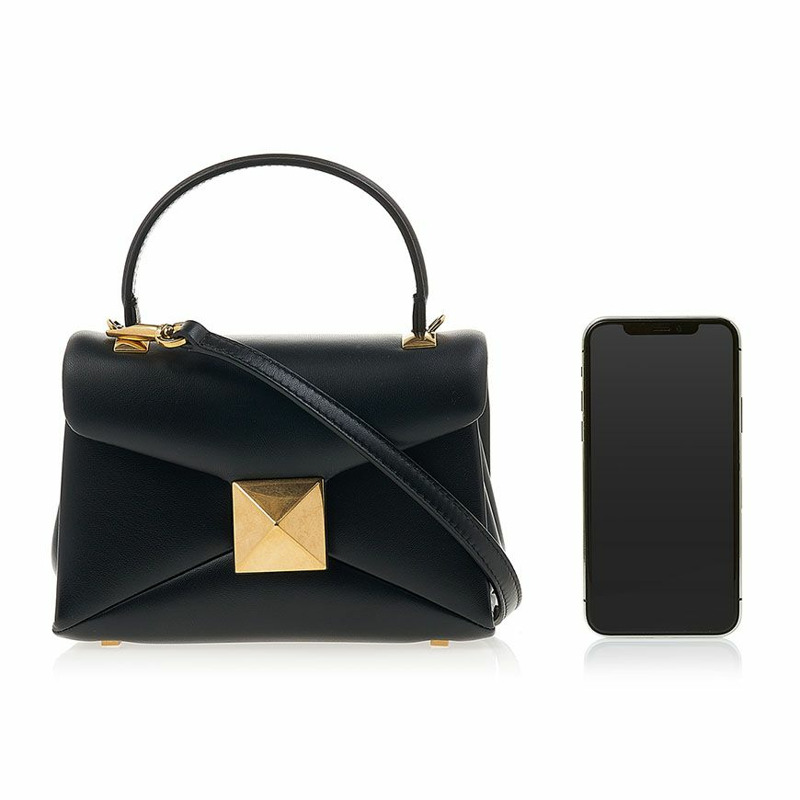 VALENTINO 單扣手提包迷你-5