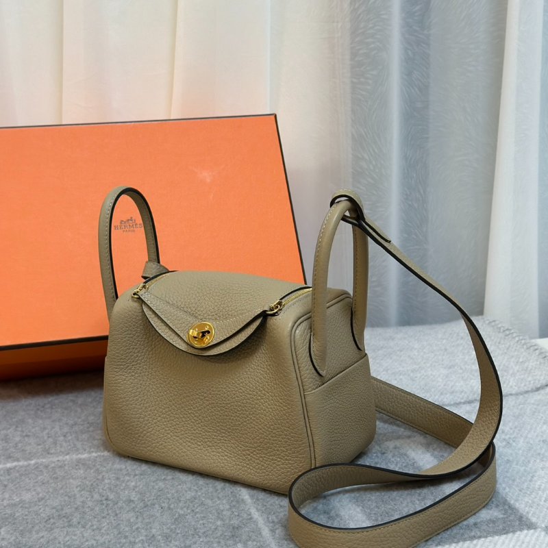 HERMES Mini lindy -  風衣灰金 Z-0