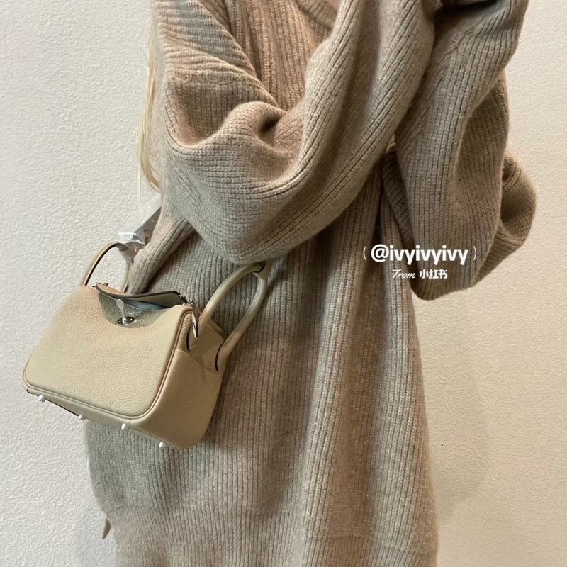 HERMES Mini lindy -  風衣灰金 Z-1