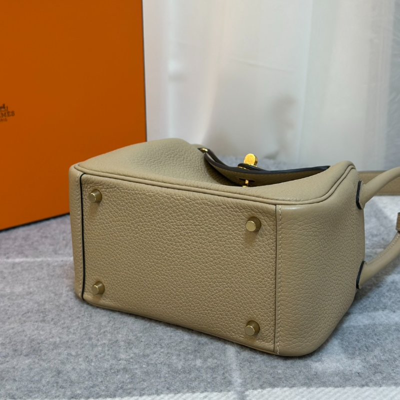 HERMES Mini lindy -  風衣灰金 Z-3