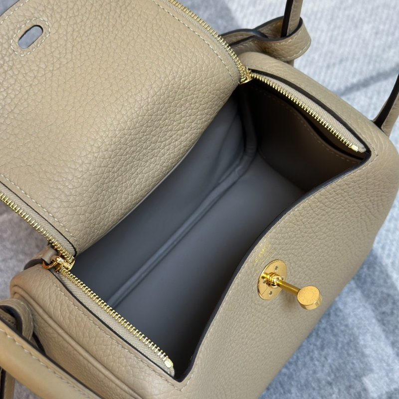 HERMES Mini lindy -  風衣灰金 Z-4