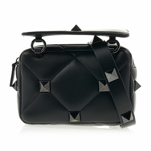 VALENTINO Romanstud 絎縫皮革手提包