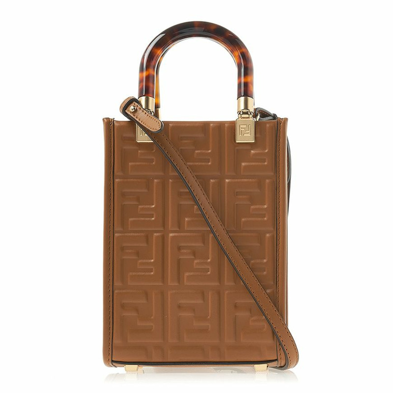 FENDI 8BS051 AMCI F0NYJ 女士迷你陽光購物袋-0