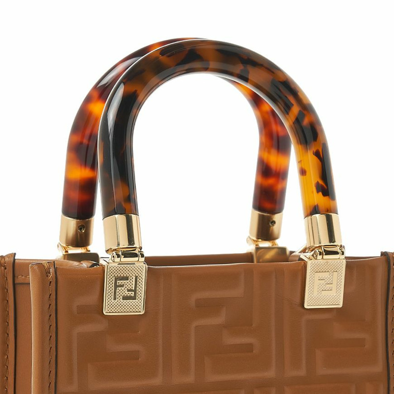 FENDI 8BS051 AMCI F0NYJ 女士迷你陽光購物袋-6