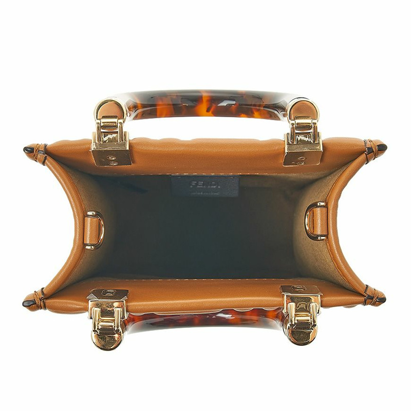 FENDI 8BS051 AMCI F0NYJ 女士迷你陽光購物袋-9