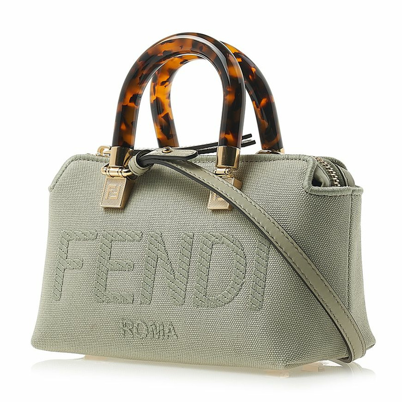 FENDI 順便說一下帆布手提袋-1