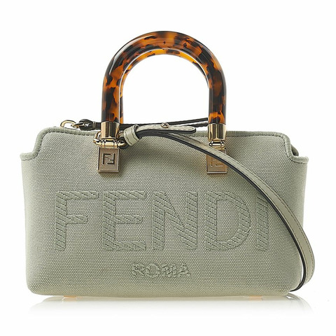 FENDI 順便說一下帆布手提袋