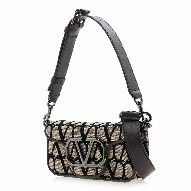 VALENTINO 圖示 V 標誌單肩包-1
