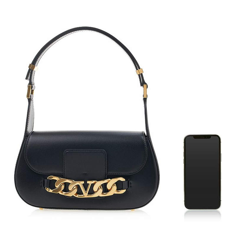 VALENTINO V Logo 鏈條單肩包-5