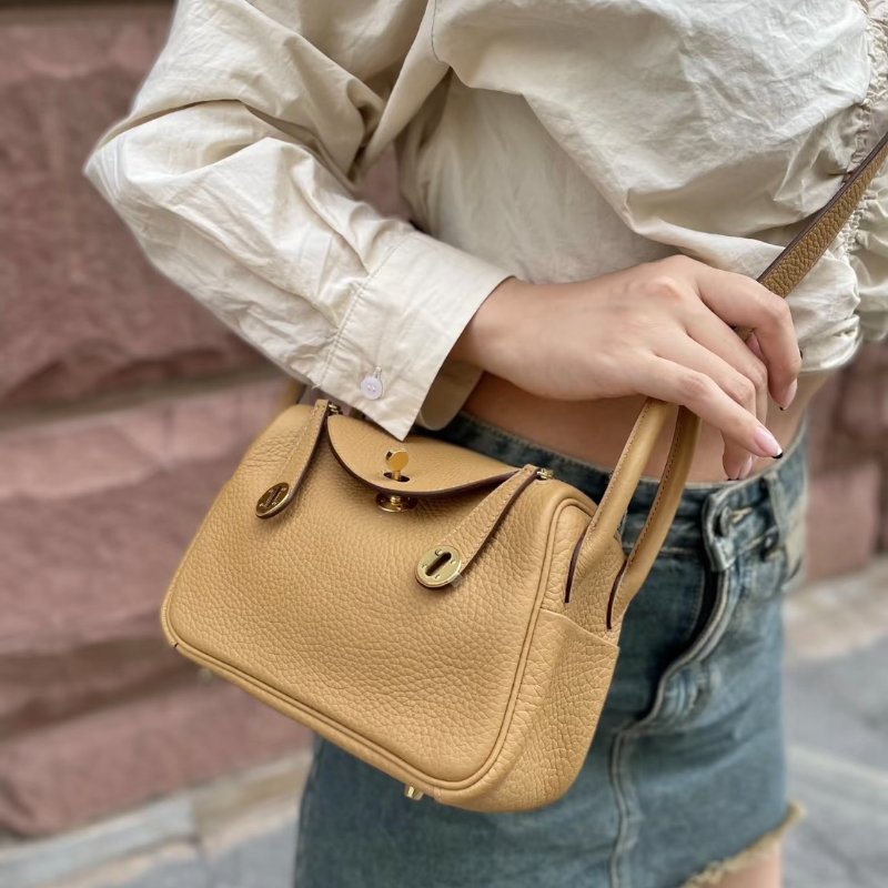 HERMES Mini lindy -  餅乾金 U-1