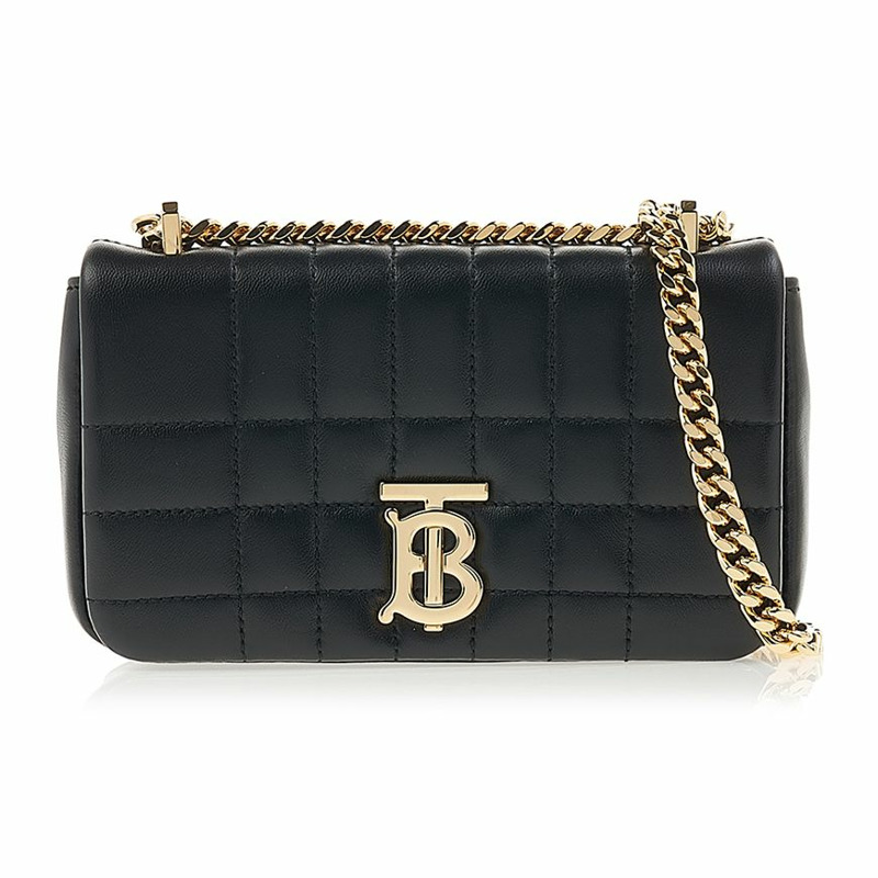 BURBERRY LL LOLA C QXC A1189 女士絎縫皮革迷你 Rola 包-0