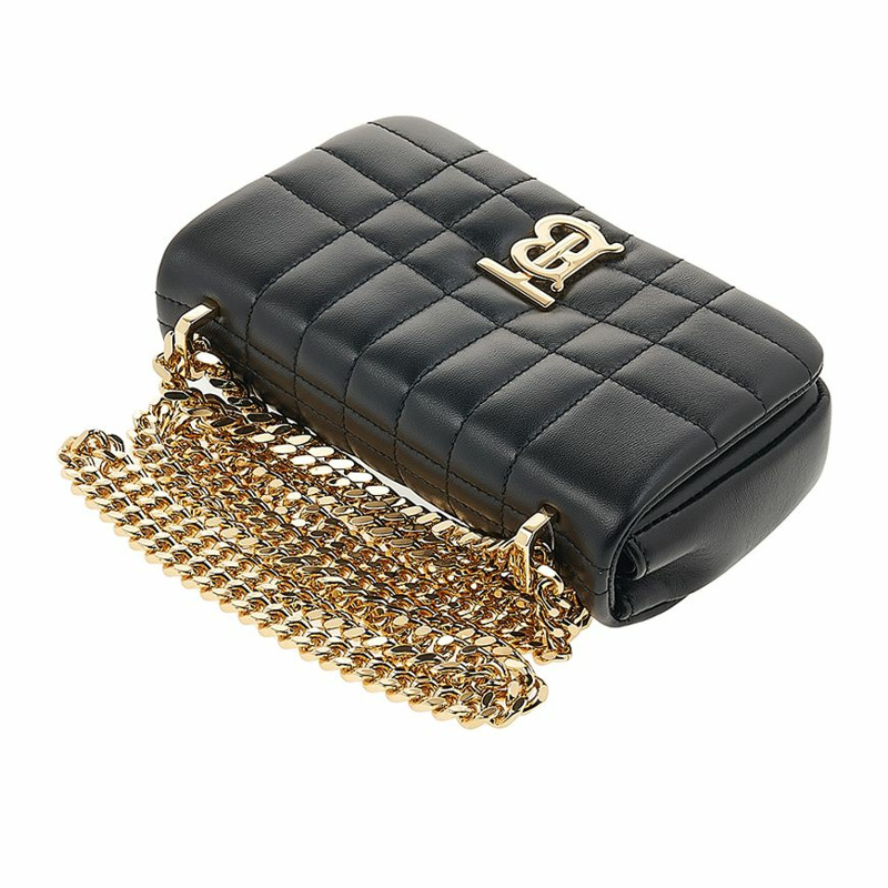 BURBERRY LL LOLA C QXC A1189 女士絎縫皮革迷你 Rola 包-3