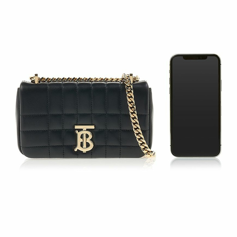 BURBERRY LL LOLA C QXC A1189 女士絎縫皮革迷你 Rola 包-5