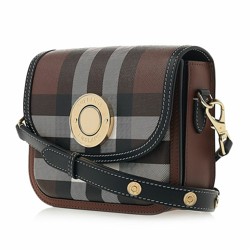 BURBERRY 伊莉莎白格紋斜背包-1
