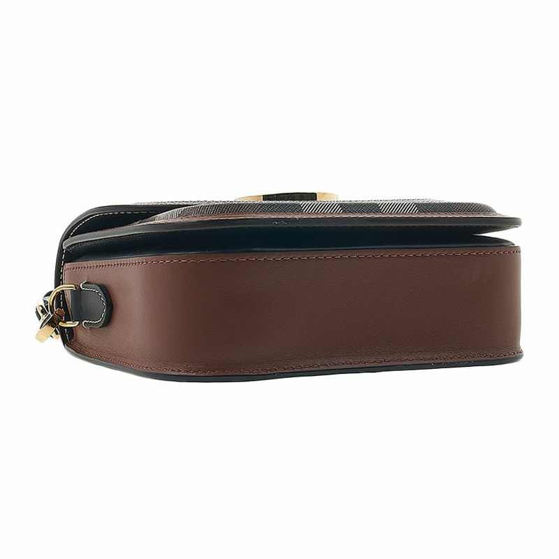 BURBERRY 伊莉莎白格紋斜背包-4