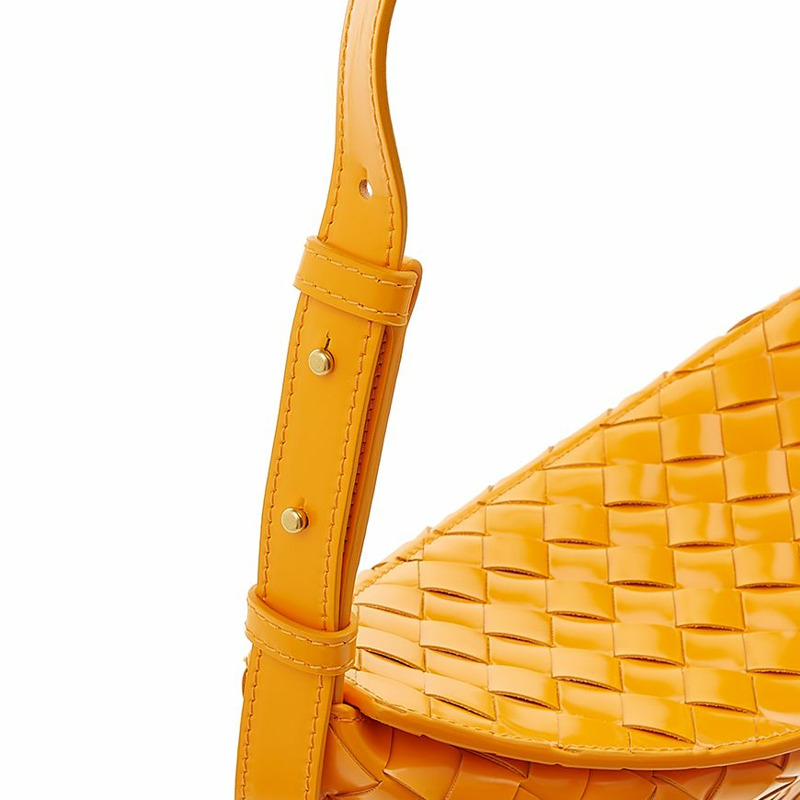 BOTTEGA VENETA 編織翻蓋肩背包-8