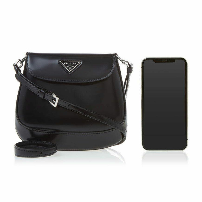 PRADA Cleoes 磨砂皮革迷你肩背包-5