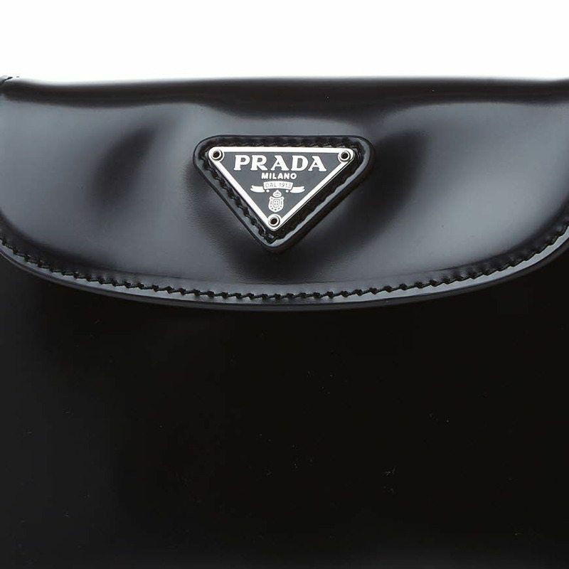 PRADA Cleoes 磨砂皮革迷你肩背包-6