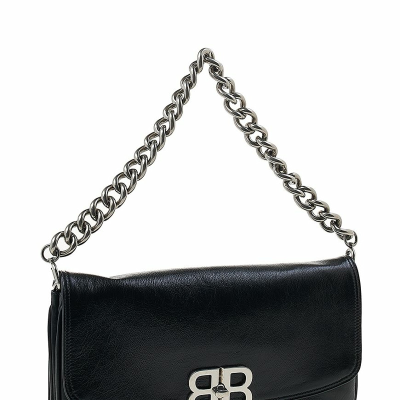 BALENCIAGA BB翻蓋肩背包 1000-7