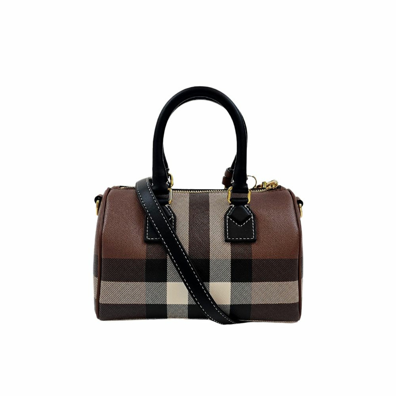 BURBERRY 格子迷你保齡球包-1