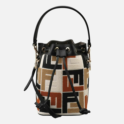 FENDI Montrezo帆布迷你水桶包 多色 8BS010 ARC3 F1OQ6