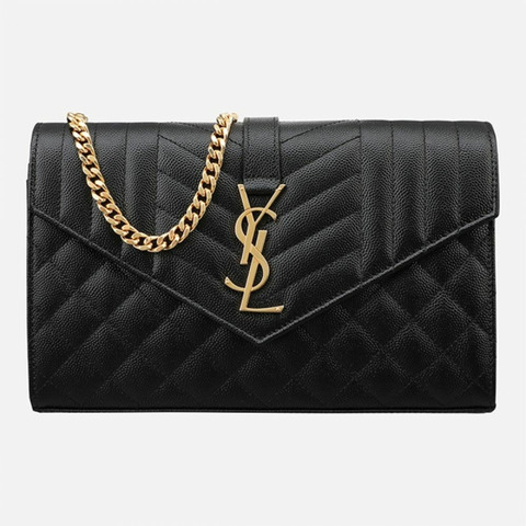 SAINT LAURENT Monogram Mix 馬特拉塞凸紋鏈條斜背包 24SS 620280 BOW91