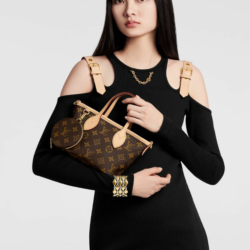 LOUIS VUITTON Monogram Neverfull BB 手提包/肩背包-1