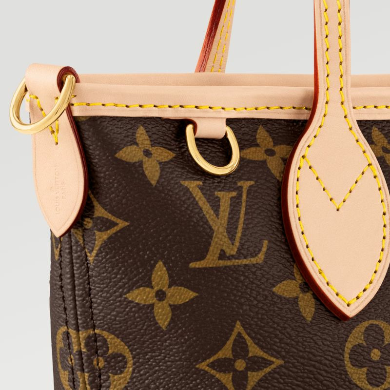 LOUIS VUITTON Monogram Neverfull BB 手提包/肩背包-3