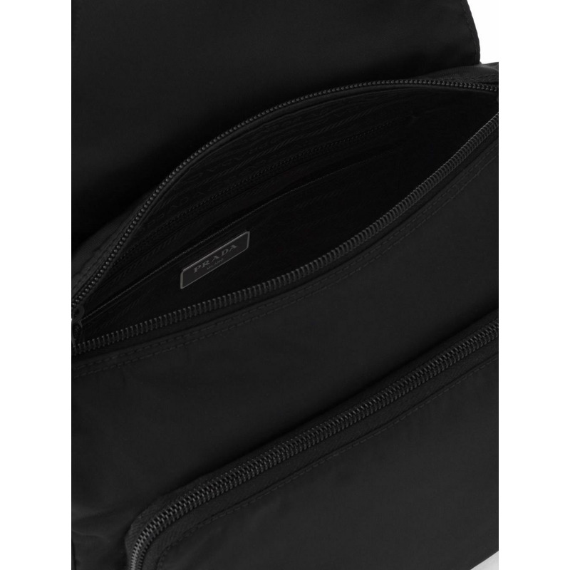 PRADA 25SS Re-Nylon Logo Plaque Shoulder Bag 1BD953 RV44-3