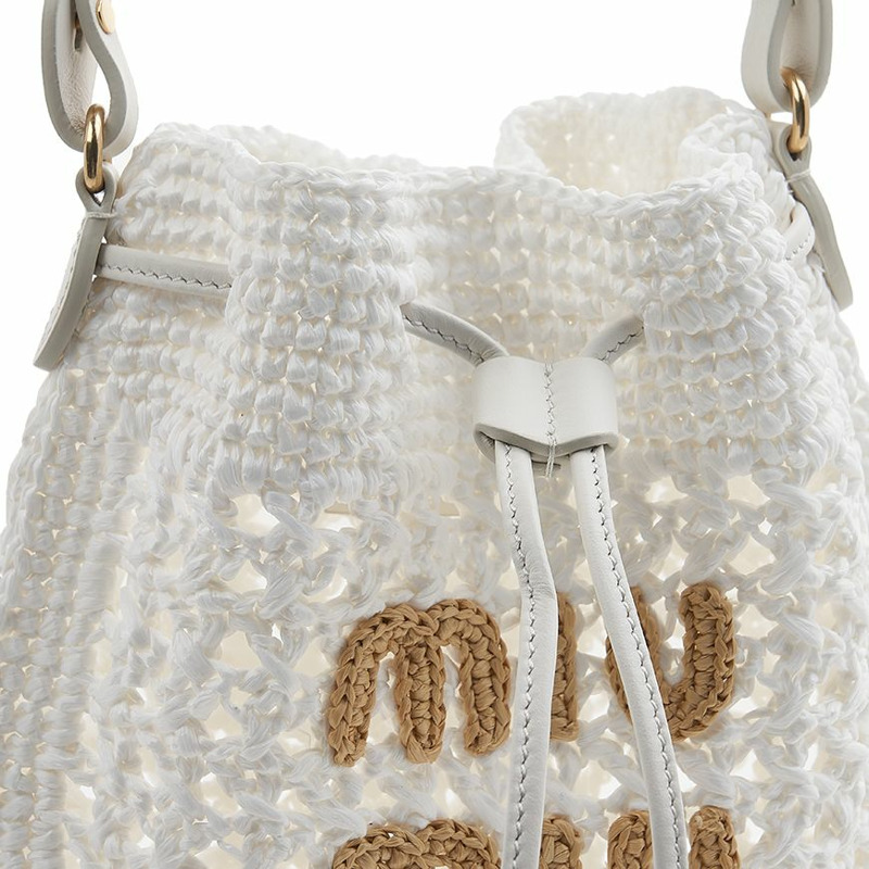 MIU MIU 編織布迷你手提袋-7