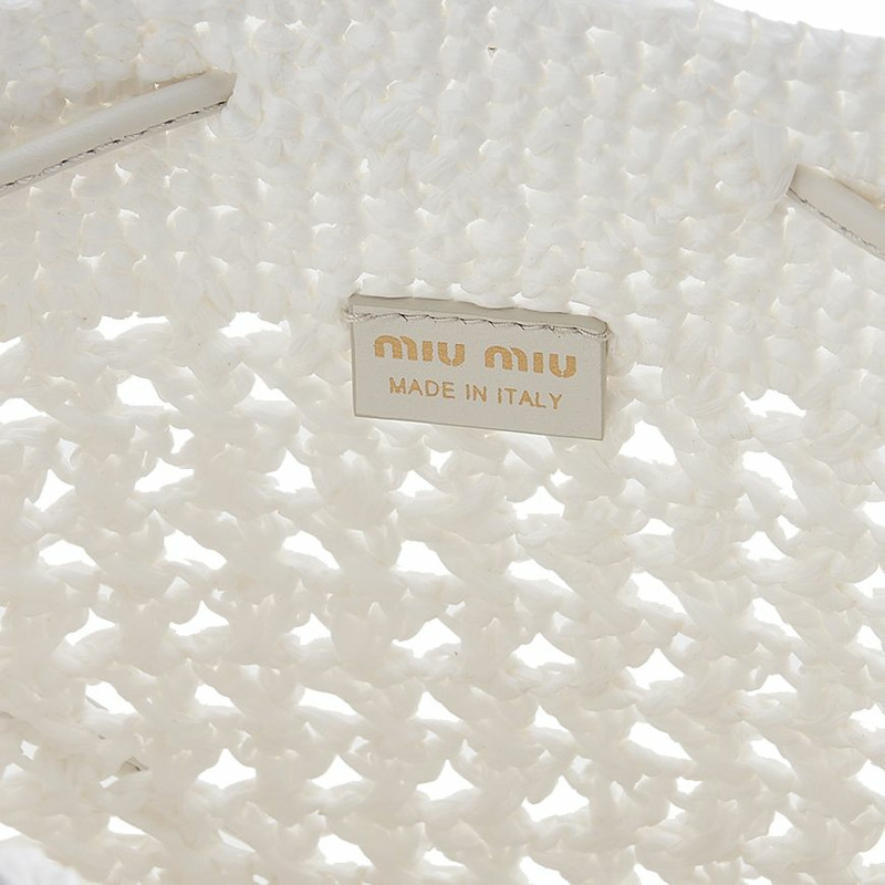 MIU MIU 編織布迷你手提袋-8