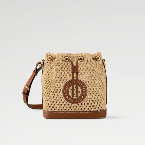 LOUIS VUITTON Noe BB 拉菲草包