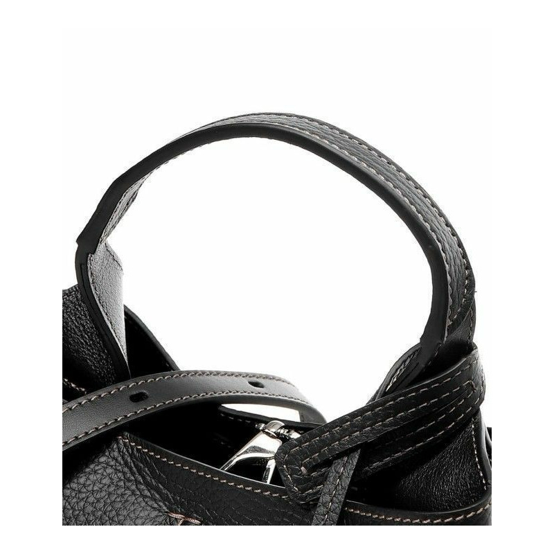 TODS 永恆迷你手提包 黑色-10