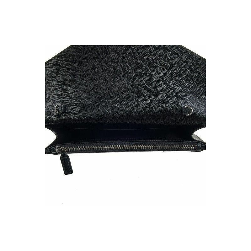 SAINT LAURENT 馬特拉塞凸紋鏈條包 742920 BOW02 1000-5