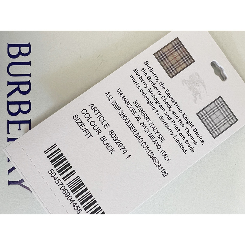 BURBERRY 24FW LL SNIP 單肩包-19