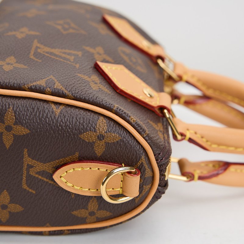 二手Lv nano speedy 老花-11