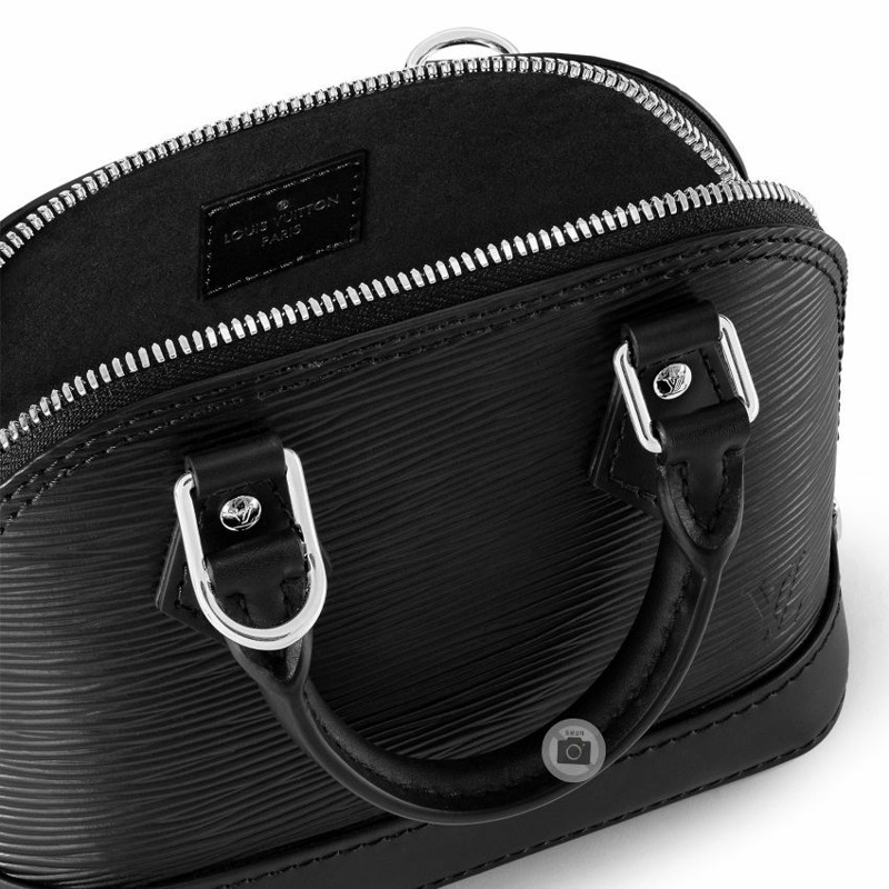 LOUIS VUITTON Nano Alma Epi Black-4